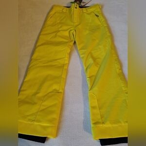 Spyder Bright Yellow Snow Pants Girl's  Size 16